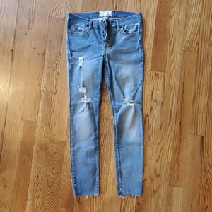 Free People distressed jeans
